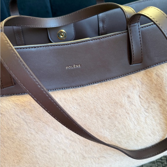 Polène Cyme Tote Bag in limited edition Alpaca - Picture 2 of 12